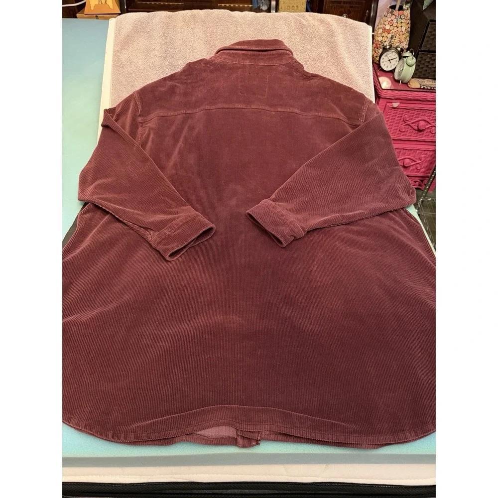Levi's Mens Relaxed Fit Western Shirt XXL Corduroy Jacket Button Up Work Barn